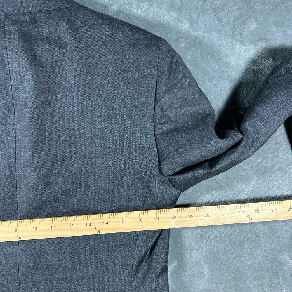 SUITSUPPLY Jacket Mens US 34R Gray Lazio VBC Wool‎ Young Mens Italy NEW Wedding